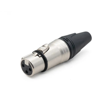Nickel Plated OFC Plug Compatible XLR Female Adapter