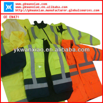 high visibility clothing with sealing and waterproof