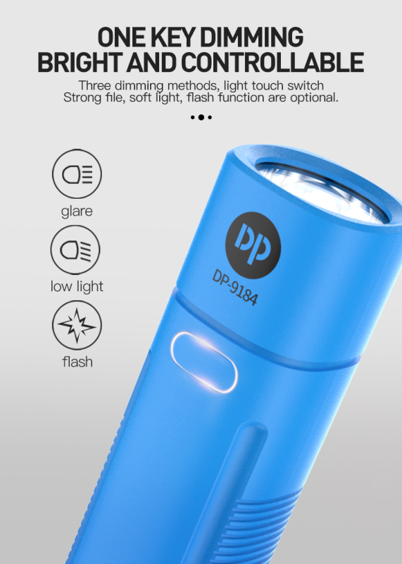 Super Bright Usb Rechargeable Led Flashlight Mini Torch