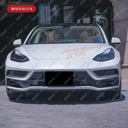 High Quality ST Style Car Bumper Body Kit for Tesla Model 3