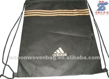 Customized non woven advertisement drawstring bag