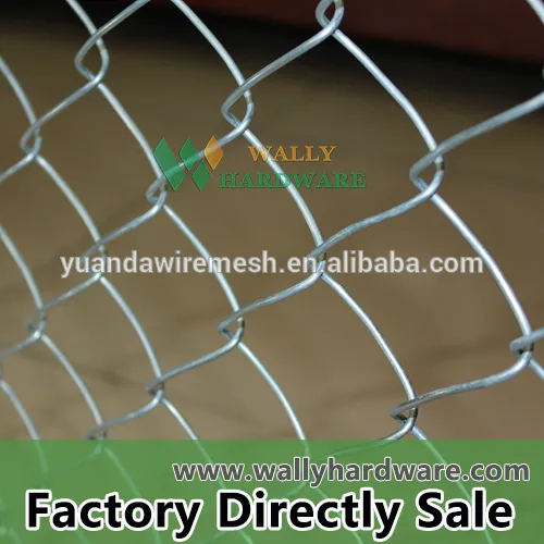 High quality china good galvanized diamond wire mesh chain link fencing