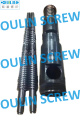 SJ55/110 Tvillingkonisk skruvfat för PVC -ark, rör, profiler extruder