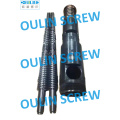 Sj55/110 Twin Conical Screw Barrel for PVC Sheet, Pipe, Profiles Extruder