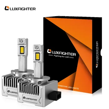 LUXFIGHTER 90W 12000lm LED Car Headlight Projector