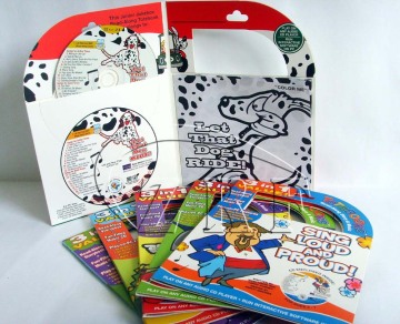 DVD Replication With Paper Folder Packaging