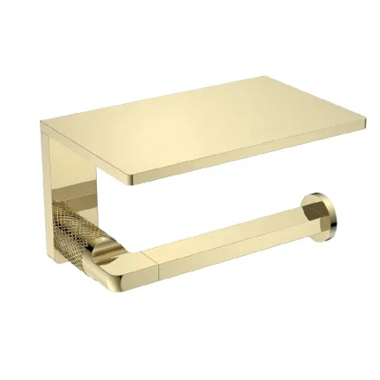 Gold Bathroom Luxury Hardware Accessories - Gold Toilet Roll Paper Holder
