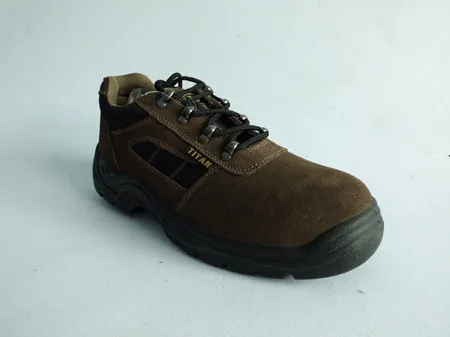 Cow Leather Anti-piercing Safety Shoes With Steel Midsole 