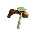 Natural Beautiful Polished Green Jade Gemstone Facial Beauty Massage Roller