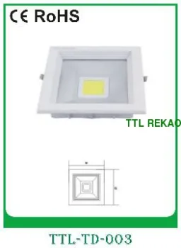 15W LED downlight with unique design and artistic looking
