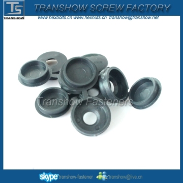 good quality black color plastic screw covers for furnitures and electronics
