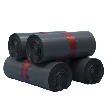 Black And White Eco Plastic Mailing Bags