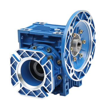 NMRV Turbine Worm Gear RV Aluminum Alloy Horizontal Cylindrical Speed Reducer