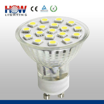 2013 ningbo New Product 2.5W 5050 SMD GU10 LED Lamps