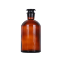 Botella de reactivo de vidrio de 125 ml color de brocha