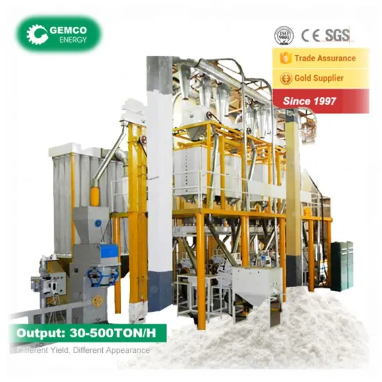 40 Tons Per Day Flour Processing Machine for Low Cost Automatic Wheat Flour Plant in Ethiopia