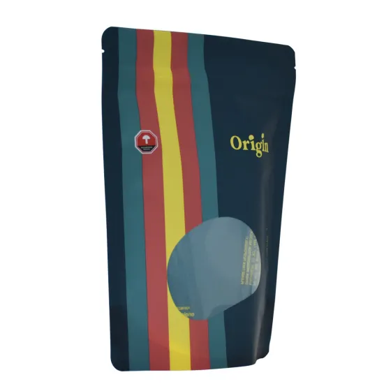 With a clear window Stock Bag Doypack Pouch Coffee Packaging