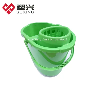 South American plastic mop bucket