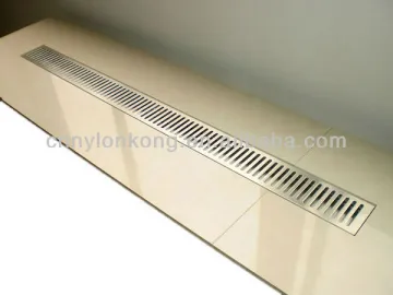 long stainless steel floor drain shower drain/ stainless steel carve patterns shower drains