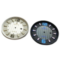 Guilloche Muster Uhrenblatt mit Lume Applied Index