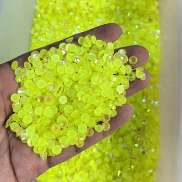 Glittering Citrine Rhinestones: Bulk Glow-in-the-Dark SS6-SS20 Stones for Dance and Craft Applications