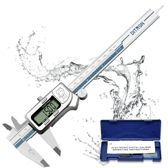 DITRON IP54 Waterproof Metal Stainless Steel 300mm Digital Caliper