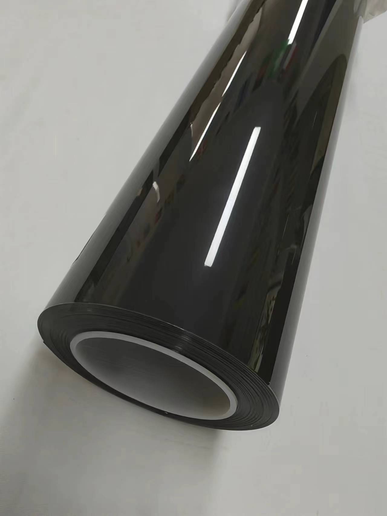 Glossy Piano Black PET Adhesive Car Vinyl Wrap