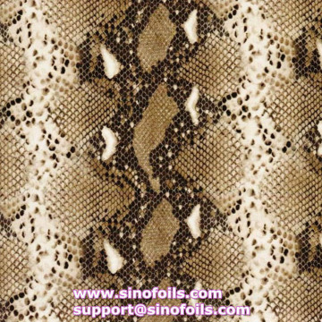 Snake skin foil stamping for fabric,leather