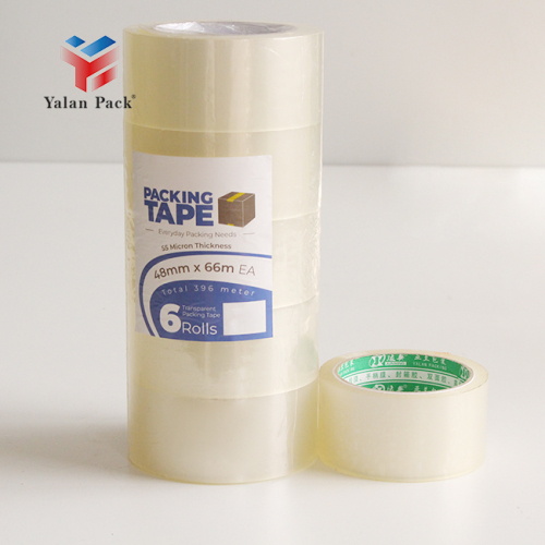 Transparent Clear Acrylic Stationery Packaging Tape