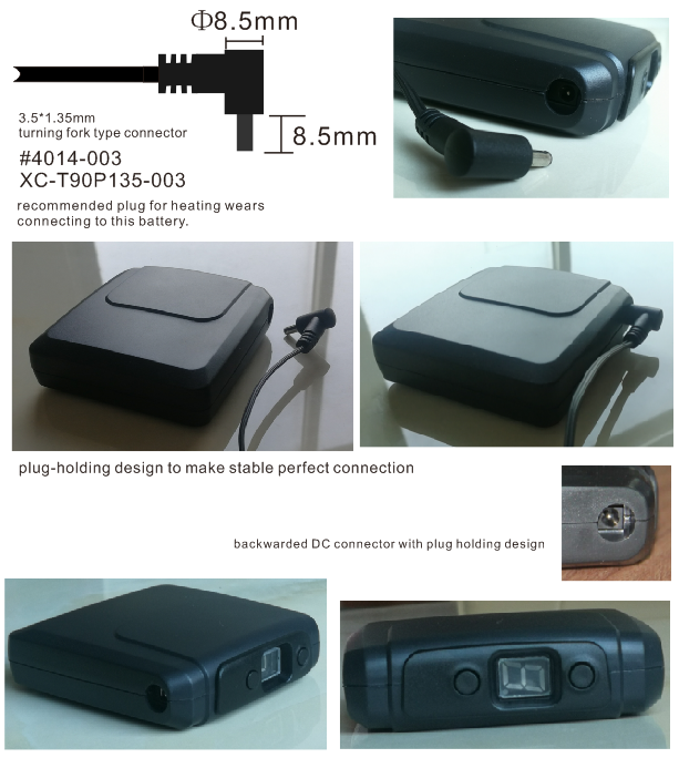 AC301 heated jacket battery