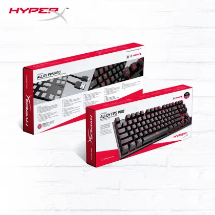 Hyper X Alloy FPS Pro Red LED Backlit 87-Key Mechanical Gaming Keyboard
