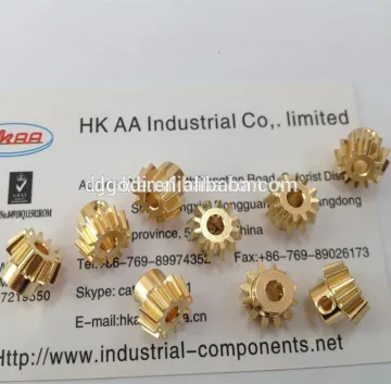 Custom mini brass Conical gear