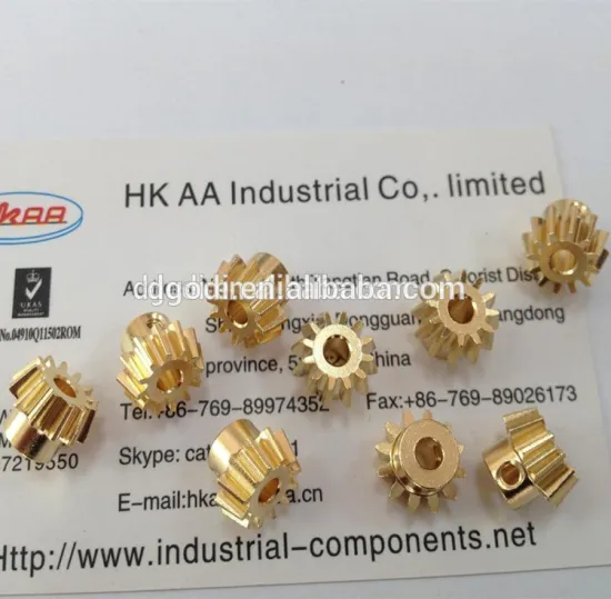 Custom mini brass Conical gear