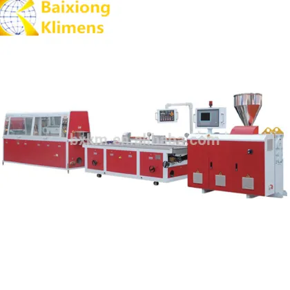 Baixiong Klimens manufacturer of wood plastic composite machine