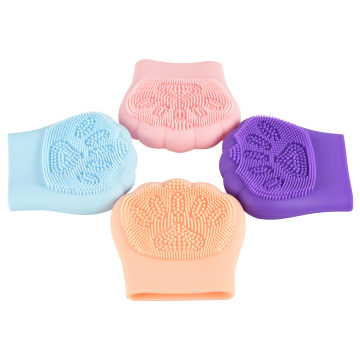Cat-Pad Shape Facial Cleaning Brush: Gentle & Effective Skincare Solution for Your Pet