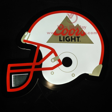 Custom Hockey Helmet Lighting Sign