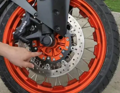 KTM 1290 ADV Orange Plated Steel Wire Vacuum Wheel