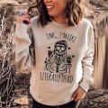 Frauen Halloween Skull Sweatshirt Skeleton Jacke