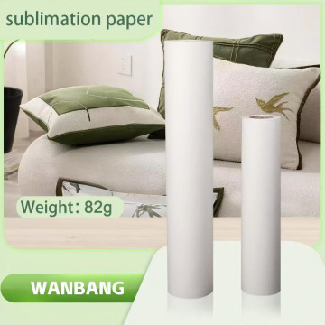 Rolo de papel de sublimação de corante 82GSM