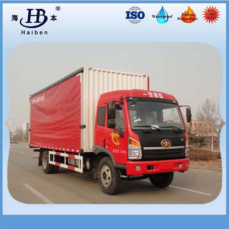 Waterproof Vinyl Tarpaulin Container Side curtain / dump truck cover