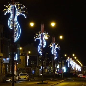 2022 Outdoor Commercial 3D Christmas Decoration Lights for Streets