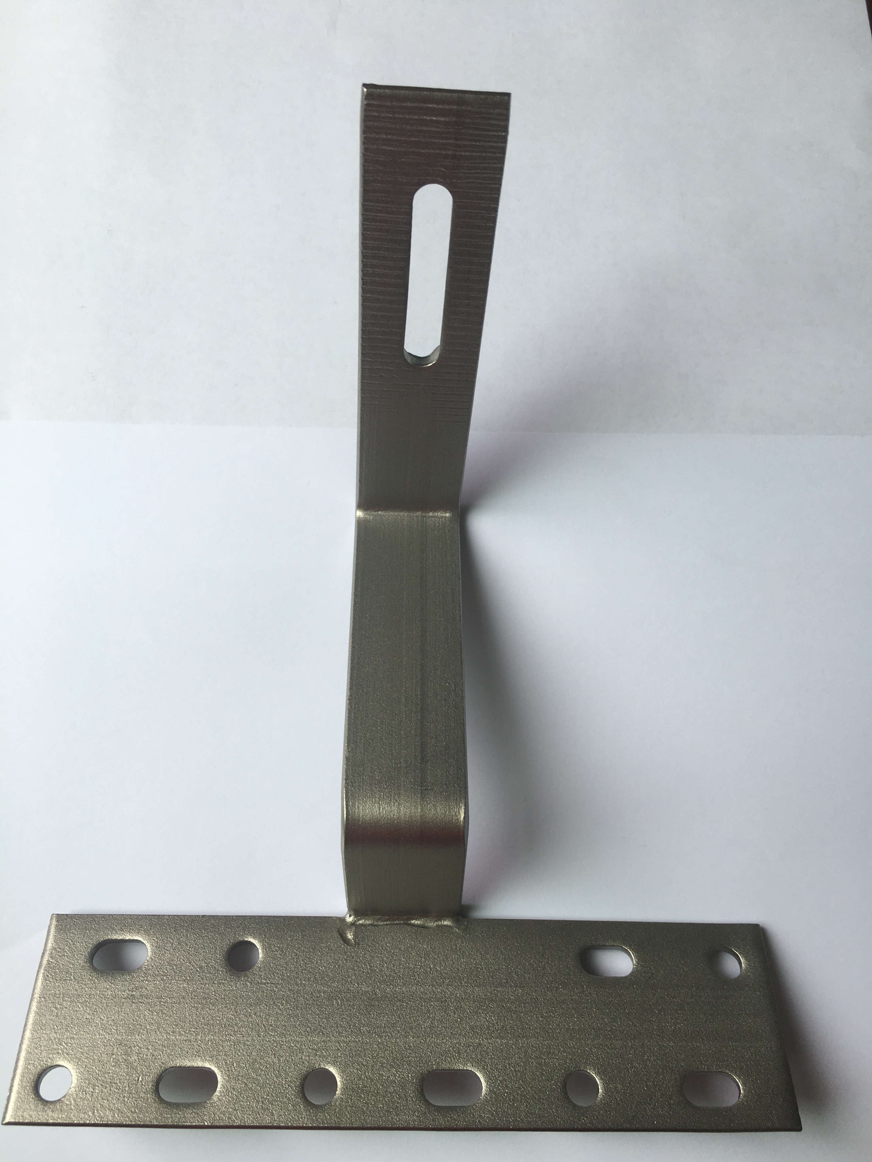 Stainless fixed hooks on tile rooftops