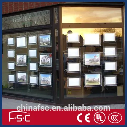 Crystal led frame ,crystal led box