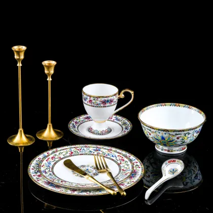 Porcelain dinner set tableware
