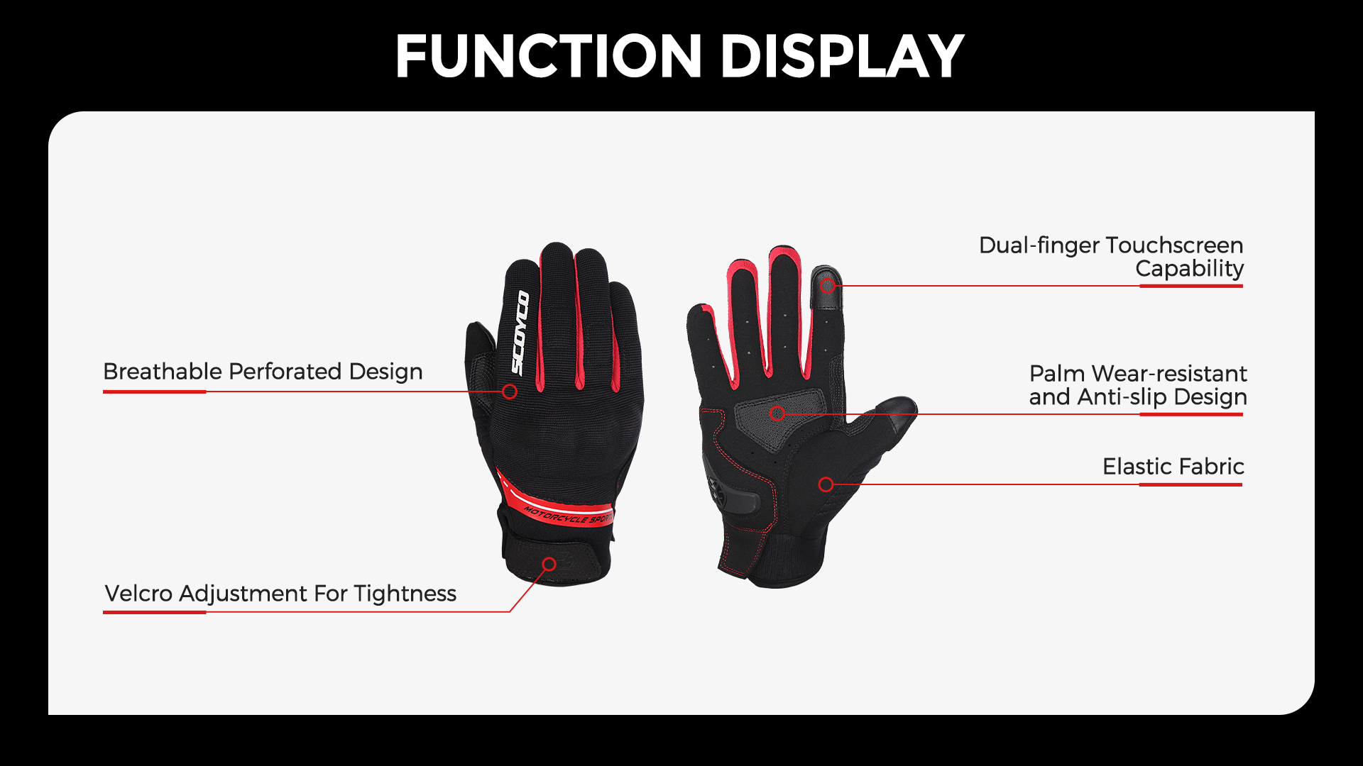 most comfortable moto gloves