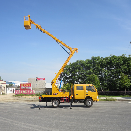 Донгфенг 12-метровый складной бум-бум-платформ грузовик