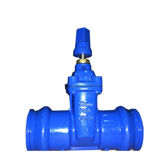 DIN/BS Double Socket Type Resilient Seat Gate Valve