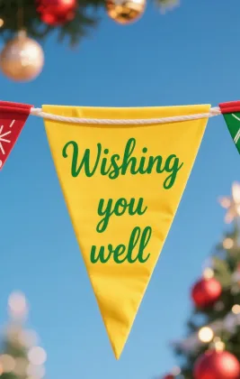 Unique christmas garden flags