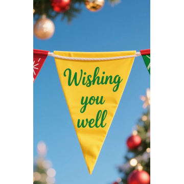 Unique christmas garden flags