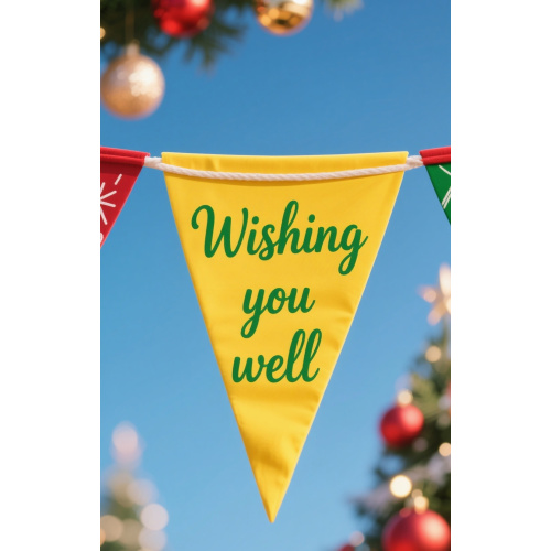 Unique christmas garden flags